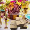 FREE SHIPPING 100PCS Fall Autumn Kraft Gold Maple Leaf Candy Boxes Wedding Party Favors Bridal Shower Engagement Party Table Setting Ideas