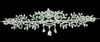 Cheap Bling Silver Wedding Accessories Bridal Tiaras Hairgrips Crystal Rhinestone Headpieces Jewelrys Women Forehead Hair Crowns H237t