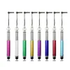 Metalen kleurrijke intrekbare stylus touchscreen pen voor Android mobiele telefoons tablet pc Mid