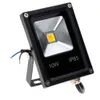 Ultrathin LED Flood Light 10W svart omslag AC85-265V Vattentät IP65 Floodlight Spotlight Outdoor Lighting Free Shipping