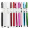 Partihandel-2 In1 Kapacitiva Touch Stylus Pennor för tabell PC Mobiltelefon + Ball Peka 500PCS / Lot