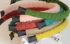 10 unids / lote mezcla de color estilo paño para la diadema de la banda para la joyería de la moda de la joyería del pelo HJ032
