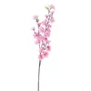 All'ingrosso- 6 bouquet Fiori di seta artificiale Blossom Cherry Branch Decoration Fiori del pavimento da giardino Soggiorno Decorazioni