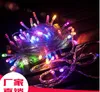 10M100LED Outdoor wasserdichte LED -Schnur leichte Urlaubslichter blinkende Lichter Hochzeit Sternenjahr Neujahr dekorative Neondekorationen