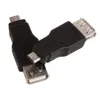 الجملة 50pcs / lot USB 2.0 الإناث إلى مايكرو USB B 5 دبوس الذكور f م محول كابل محول