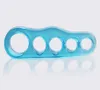 Hot 200pairs/lot Orthotic insole Toes Straightener Separator Hallux Valgus Foot Holder Blue