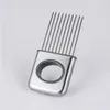 Kitchen gadgets stainless steel onion fork fruit Onion needle Tools