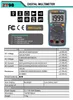 Zotek digitale multimeter, zt98 automatisch bereik, 2000counts 550V bescherming, automatische uitschakeling