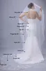 2016 Simple Short Wedding Veils with Bling Beadeds Sequins Crystals Two Layer Wasit Length White Tulle Cheap Bridal Accessories Ho9791355