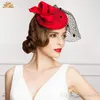 Spedizione gratuita nuovo design vintage cappello perfetto birdcage accessori da sposa da sposa 2015 cappelli da donna per feste cappello da sposa S-115