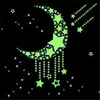 100pcs Wall Stickers Decal Glow In The Dark Baby Kids Bedroom Home Decor Color Stars Luminous Fluorescent Wall Stickers Decal