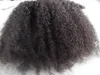 Nouvelle arrivée Clip brésilien en afro Kinky Curly Hair Waft Hair Extensions non traited Curly Natural Black Color Human Extensions Can5303076