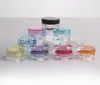 2000pcs/lot 3G Square Cream Jars Clear Plastic Makeup Sub-bottling,Empty Cosmetic Container,Small Sample Mask Canister