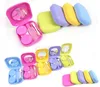 Pocket Mini Contact Lens Case Travel Kit Easy Carry Mirror Container Holder