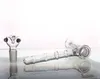 Wholesale Clear Hookahs Bong 14cm Water Pipes 18.8mm Joint Glass Hammer 6 Arm Per Percolator Bubbler Smoking Recycler