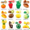 Simulation aliments ensemble 29 pièces fruits légumes enfants cuisine semblant jouer jouets pour enfants coupe cuisson nourriture jeu filles garçons cadeau