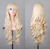 Multicolor Cheap Women Synthetic Hair Wig Fashion Anime Heat Resistant Hair 80cm Long Wavy Cosplay Wigs for Halloween Party Nightc2278492
