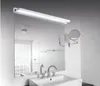 Lampada da specchio a LED per bagno in acrilico SMD5050 Luce anteriore per applique da parete a LED impermeabile in stile Mini Luce a led per vanità in acciaio inossidabile