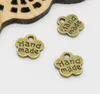 500pcs antik brons härlig mini blomma handgjorda charm hängsmycke för smycken gör 8mm