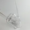 Tamponnage en glucides en quartz avec un clou de quartz de 2 mm d'épaisseur pour un banger en verre et une poignée de 2,75 pouces