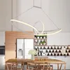 Modern Minimalist LED Pendant Light LED Hanging Lamp Suspension Chandeliers Living Room inomhusbelysning Aluminium AC90-265V