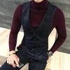 Men's Suits & Blazers Men's Wholesale- 3pcs(+Vest+Pant) Men Korean Plaid Casual Jacket Coat Spring Autumn Dress Slim Fit Mens Suit Cl