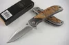 Liten storlek 338 Pocket Folding Kniv 440c Satin Blade Utomhus Camping Vandring Överlevnad Fickor Mapp Knivar EDC Knives