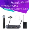 UHF Professionele Draadloze Microfoon PGX24 / BETA58 58A + Revers + Headset + Case voor Stage PGX14 / PGX1 WL93 / WH30 MIC SYSTEEM