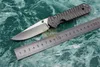 Chris Reeve Classic Sebenza 21 Складные ножи 440C Шлифовальное лезвие с волнистым узором Стальная ручка Выживание Открытый Тактический инструмент EDC