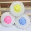 Wholesale- Latest Hot Sale Baby Beauty Multicolor Cosmetic Villus Powder Puff Sponge Case Makeup Tool 02G 5KAJ