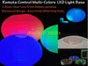 50 stks Gratis Verzending RGB Multicolors Afstandsbediening 16 Kleuren Dompelbare LED Licht Bruiloft Pyst Waterdicht LED VAAS BASIS LICHT