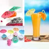 144 pcs Papier Cocktail Parasols Parapluies Boissons Choix De Mariage Événement Fête Fournitures Vacances Cocktail Garnitures Titulaires ZA0977