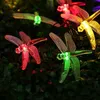 NUOVE luci a stringa solare Dragonfly, 16ft 20 LED 8 modalità impermeabile Fairy Ligh spedizione gratuita MYY