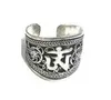 Amitabha Boeddha Tibet Zilveren Ring Religie OM Mani Padme Hum Mantra Lucky Gift