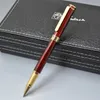 PICASSO Black Metal Roller Ball Pen med hög kvalitet med guldklipp Business Office Stationery Writing Gift Ball Pens205h