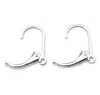 10st Lot 925 Sterling Silver Earring Clasps Hooks Hitta komponenter för DIY Craft Fashion Jewelry Gift 16mm W230268I
