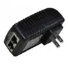 Aktiv DC48V 0,5A 10 / 100Mbps POE-injektor POE POWER ADAPTER PSE Kompatibel IEEE802.3AF Standardinstrument 4/5 (+), 7/8 (-) 1T