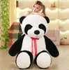 80/100 cm Bonito grande panda brinquedos de pelúcia recheado de pelúcia PP animais de Algodão boneca panda boneca presente de aniversário