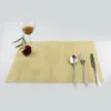 JANKNG 4 Pcs/Lot PVC Placemat Dining Table Mats Western Bottle Design Bar Mat Kitchen Dining Bowl Plate Pad Table Decoration