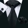 Snabb leverans Slipsar Klassisk Svart Designer Paisley Silk För Bröllop Märke Mens Tillbehör Mode Business Suit Ties För Men N-0823