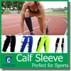 Outdoor Sports Ben Calf Brace Support Stretch Sleeve Compression Socks Running 3 Storlek 5 Färg