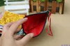 Bell Small Zip Jewelry Gift Bags Coin Purse Card Holder Whole Storage Pack Silk Brocade Cloth Packaging Pouch with Lined 50pcs205C