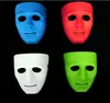 Hot 8 kleuren hiphop straat dans masker volwassen heren volledige gezicht party masker kostuum masquerade bal plastic effen dikke maskers IB379