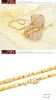 Fina halsband smycken 24k guldpläterad hänge länk kedja stål bambu gåva för coola män gratis frakt