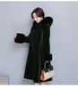 Women's Coat winter New Big Size Women's Dress Fur Outerwear Pink Out coat