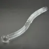Glas Seksspeeltjes Volwassen Glas Dildo G-Spot Stimulatie Clitoral Massager Anale Butt Plug Toy # T701