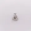 Andy Jewel authentischer Tiger-Charm aus 925er-Sterlingsilber mit Perlen, passend für europäische Schmuckarmbänder im Pandora-Stil, Luxus-Halskette 792135EN80