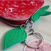 2016 plånbok tecknad frukt handväska ms bärbar mini liten handväska kreativ pu material nyckelpaket