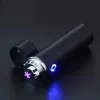 Högkvalitativ 6 båge elektronisk cigarettändare för män USB Lighter Light-Capacity Charge Top Grade Cigar Cigarette Lighter 4 Färger