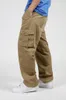 Male Plus Big Size 4XL 5XL 6XL Cargo Pants Overalls Army Green New Men's Baggy Covert Pockets Full Length Fashion Casual Man Trousers